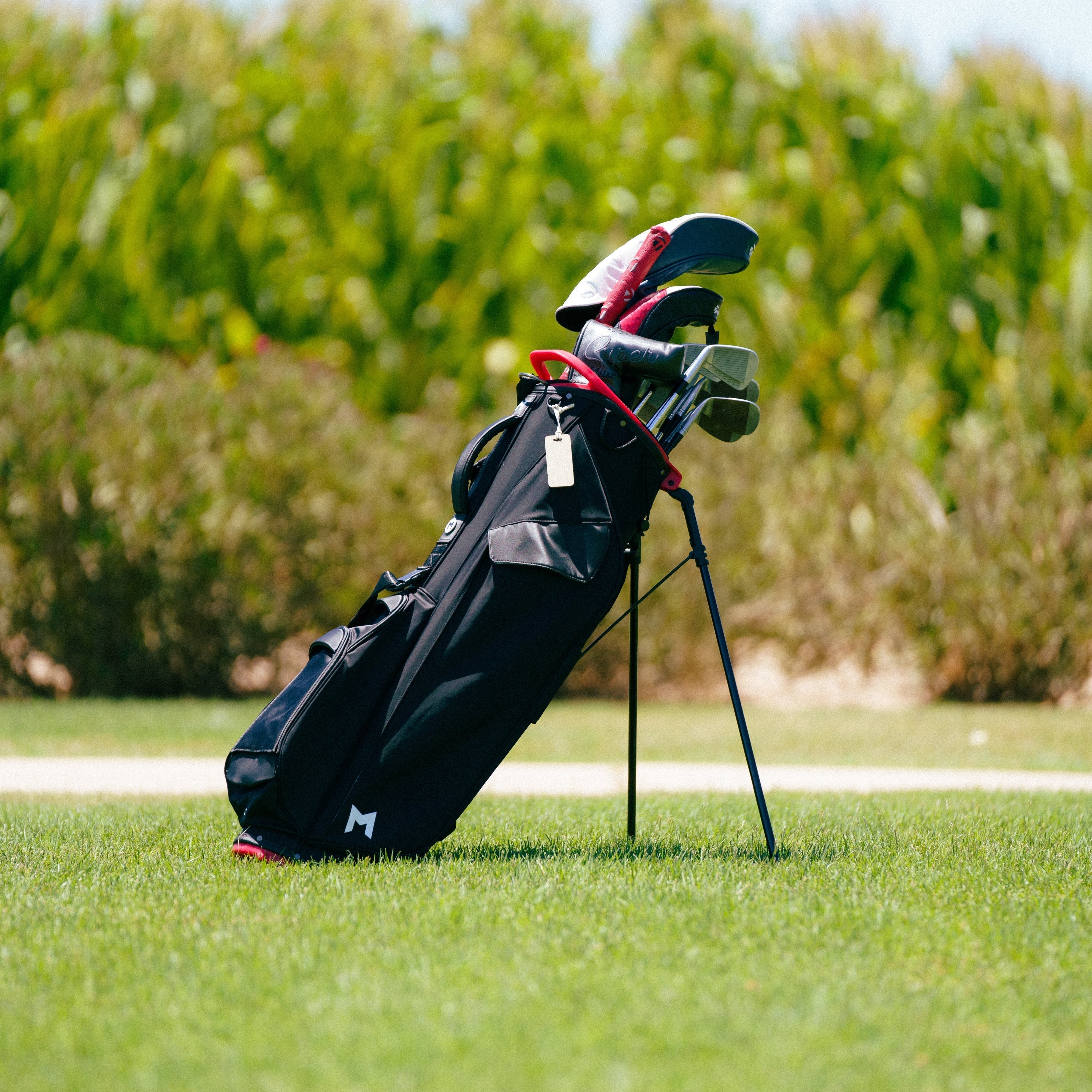 MNML GOLF Bag Studio Shot → “Minimalist golf bag with magnetic closures by MNML GOLF”