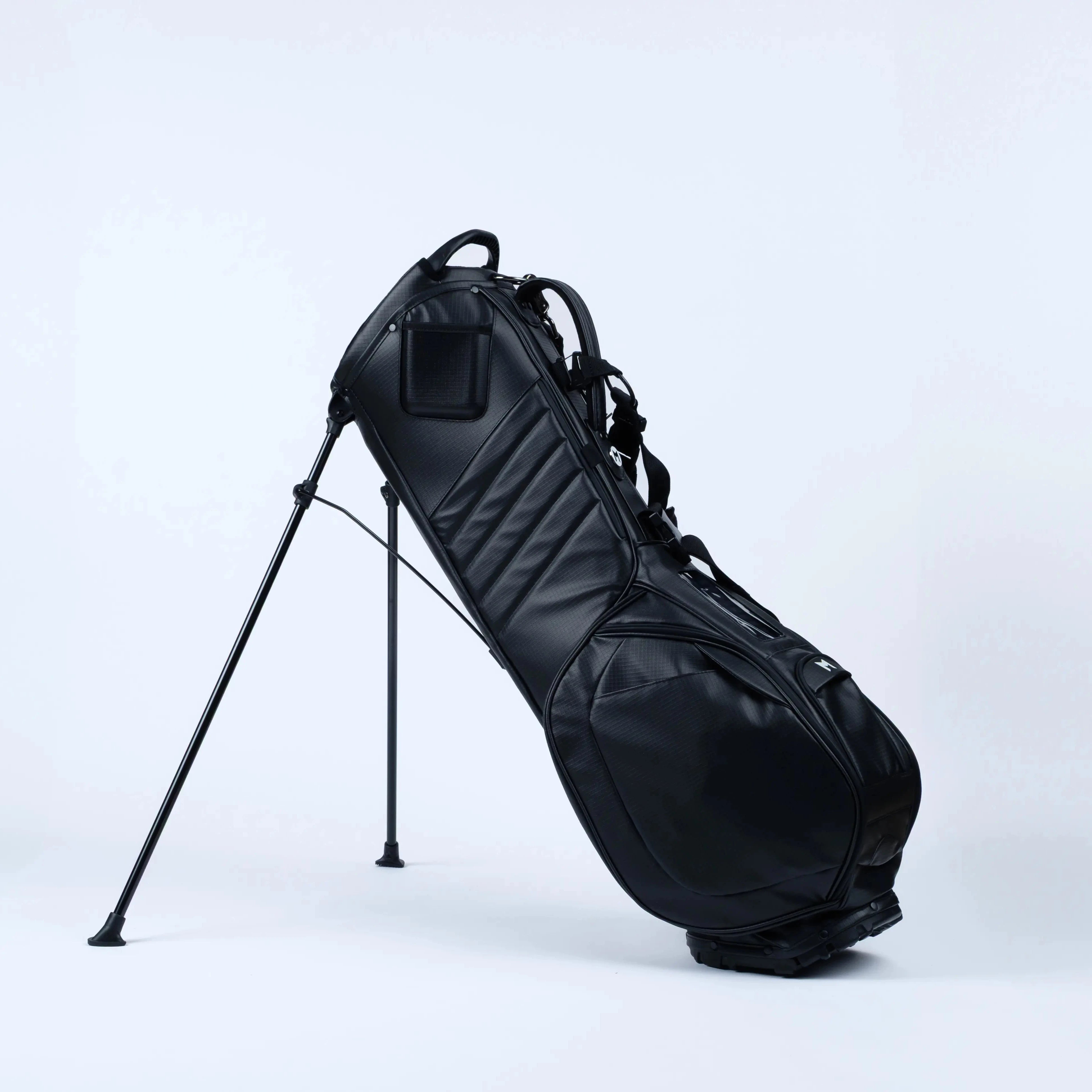 MNML GOLF Black MR2 Stand Golf Bag Filming Pocket