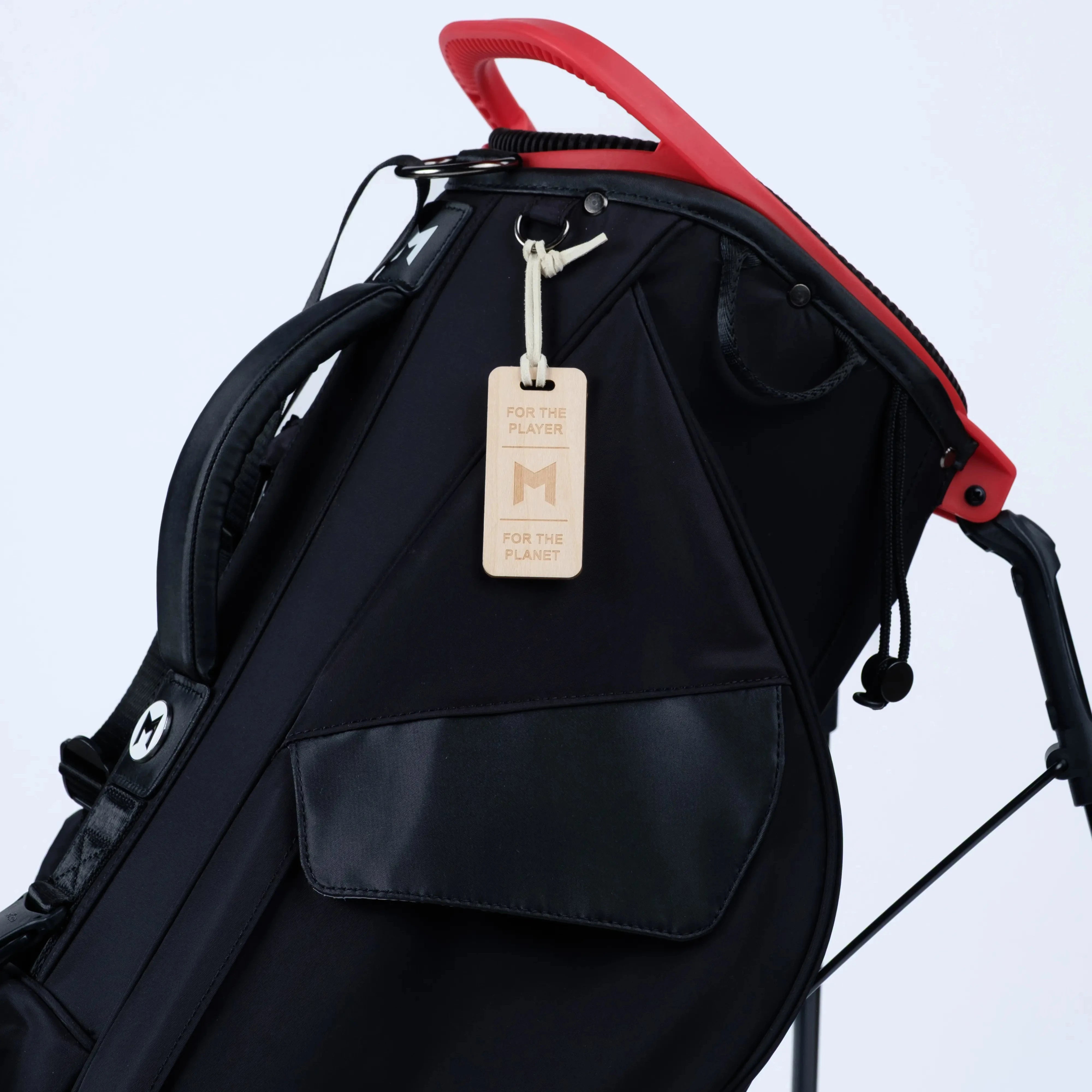 M COMP Black Red Stand Bag Top Handle