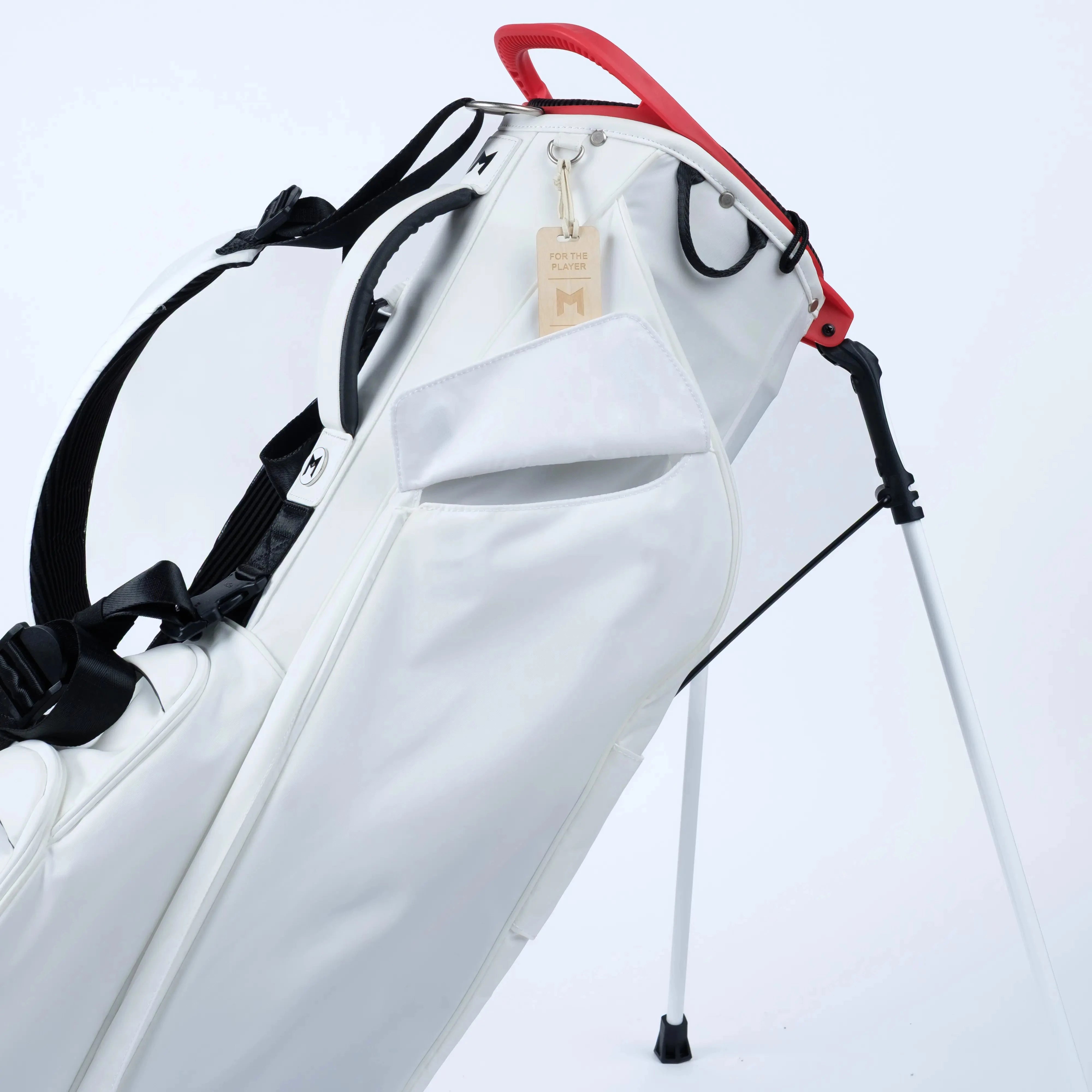 M COMP White Golf Bag Stand