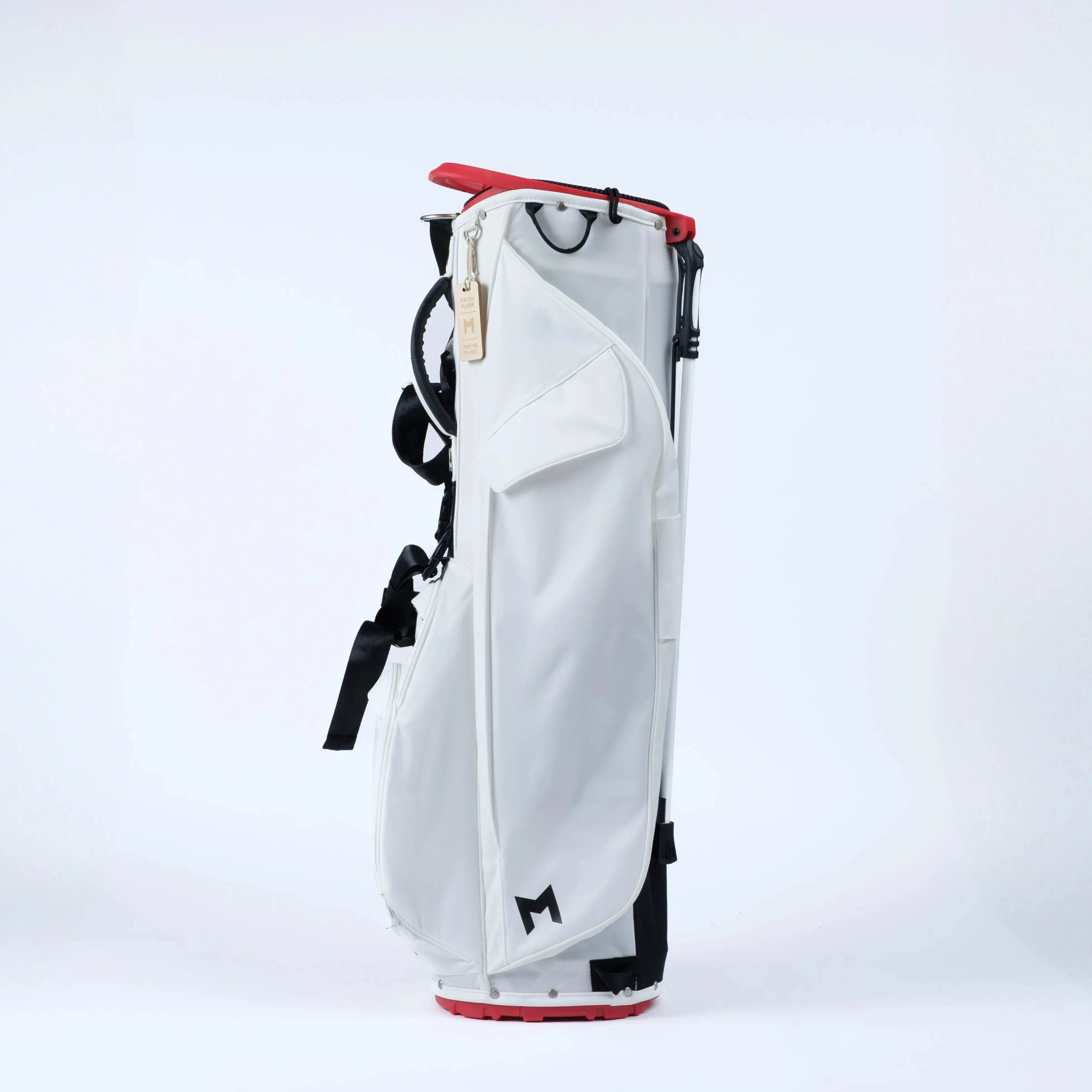 MNML GOLF M COMP White Red Golf Bag