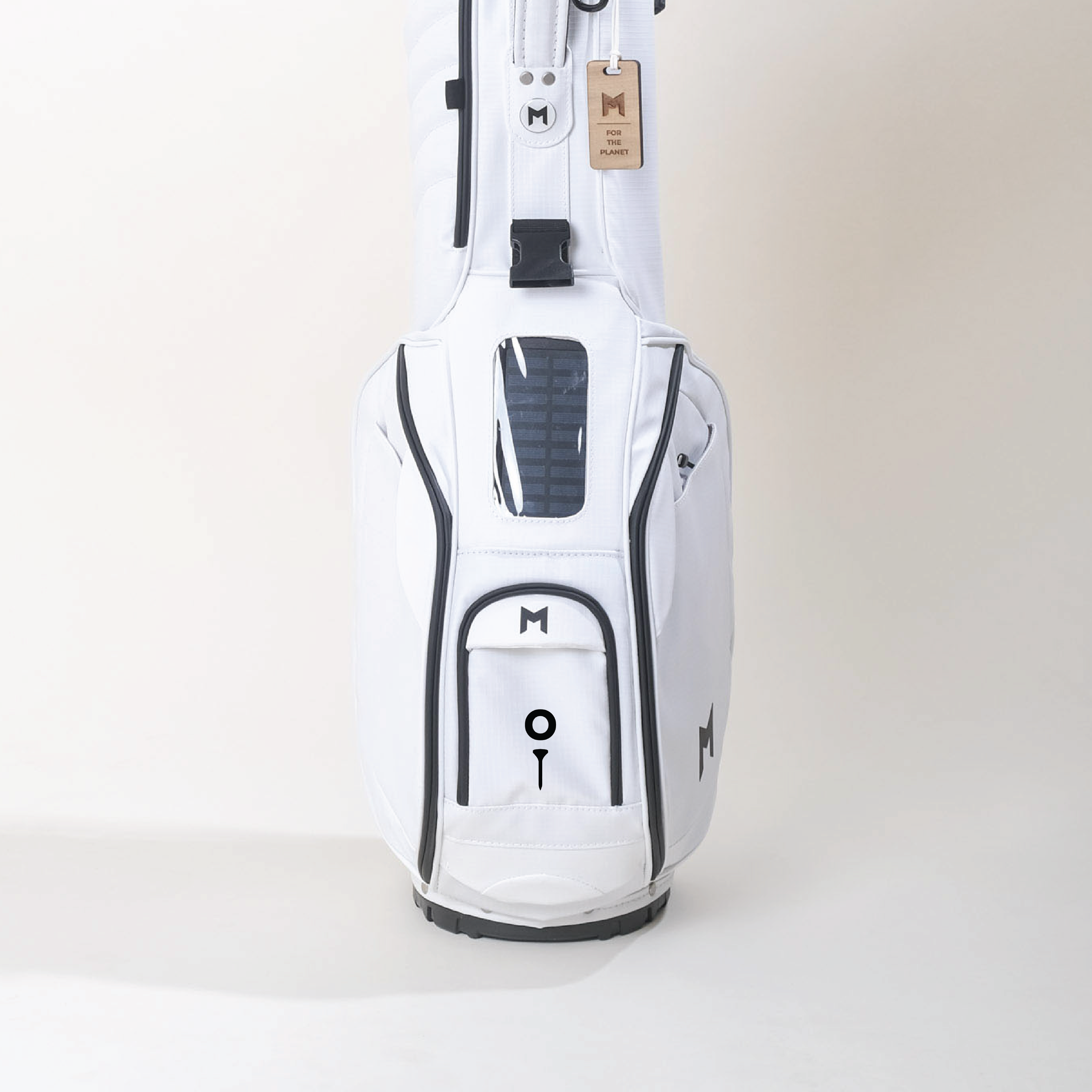 The Number Thirty Three golf logo is hand painted on MNML GOLF's new MR1 golf bag.