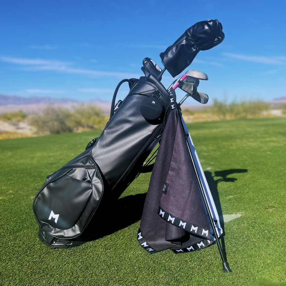 美品 local golf Cool-touch Nylon Wide Easy MNML GOLF Bundle - Towel & Speaker