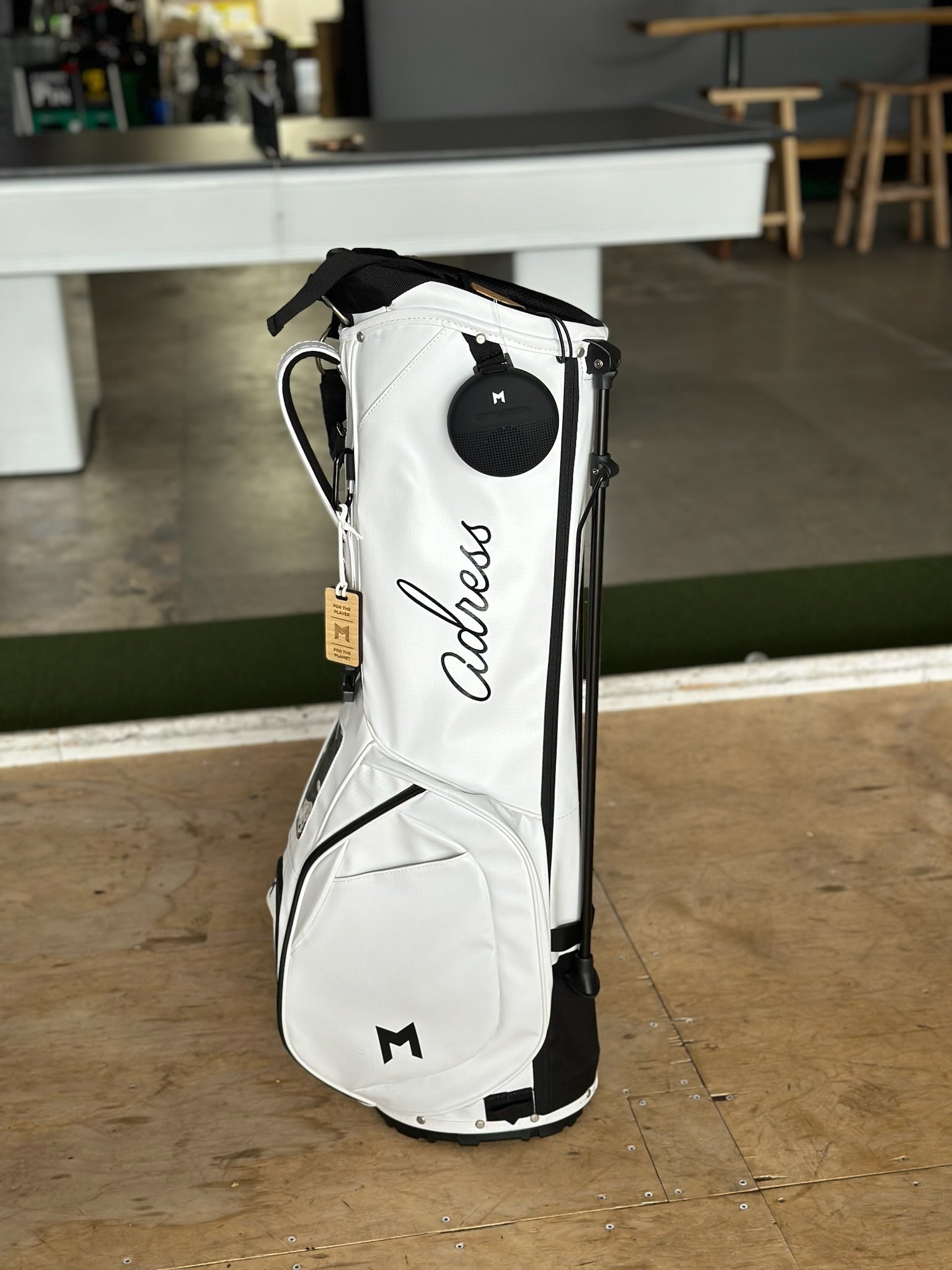 ADRESS x MNML GOLF MR1 SUSTAINABLE GOLF BAG