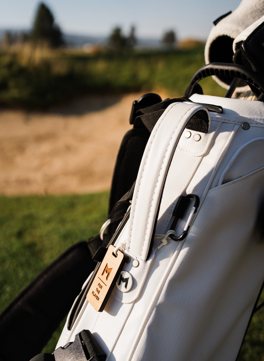 the mnml golf mr1 custom golf bag is made from 100% recycled material, and is more durable than ever.