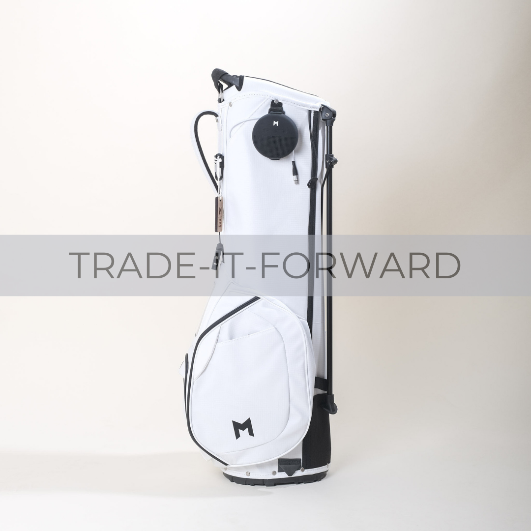 Trade your old golf bag in to MNML GOLF and we'll donate it to the SCGA. 
