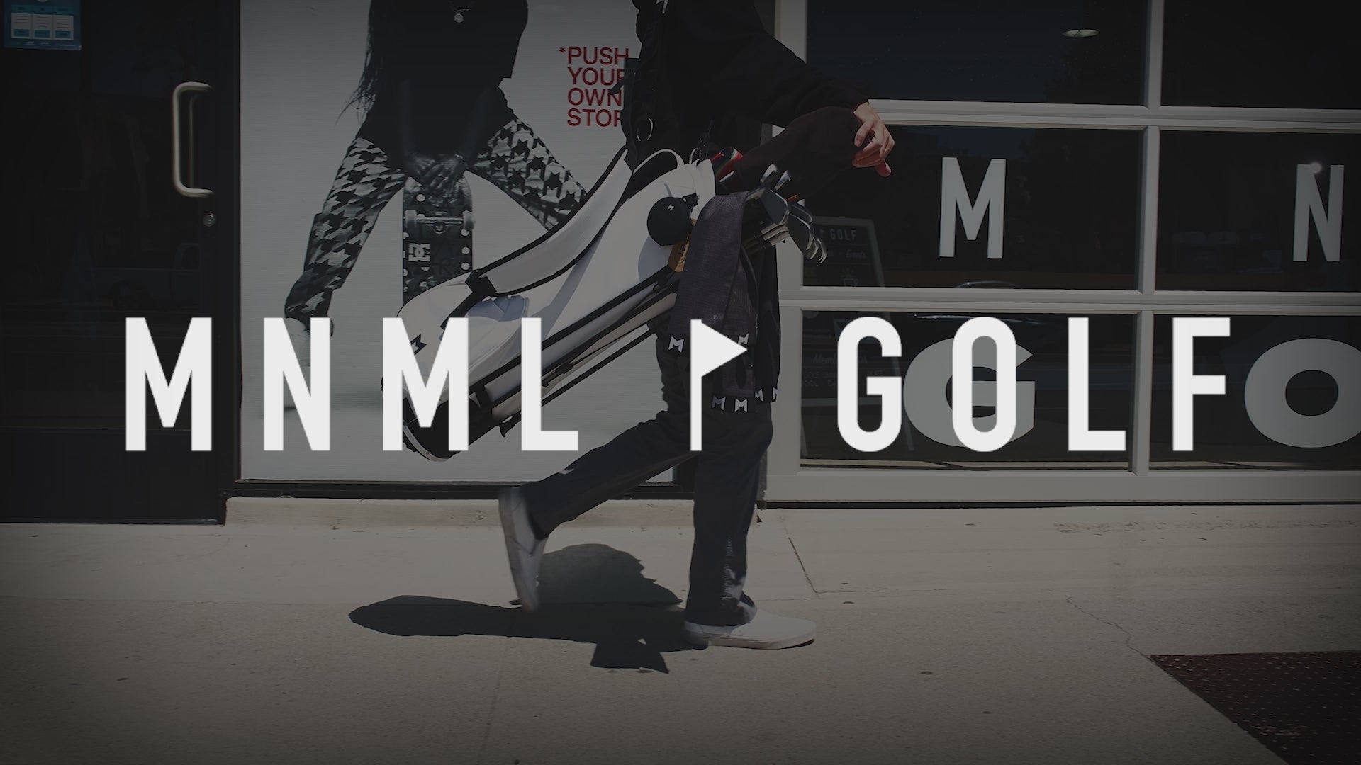 MNML Golf Bag - Lightweight Tech Inspired Carry Bag